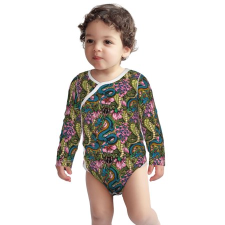 Fotbe Snake And Flower Pattern Unisex-baby Long-sleeve Bodysuit Long Sleeve Bodysuits One-piece 100% Organic Cotton for Infant Baby Boys Unisex-3 Months
Fotbe Snake And Flower Pattern Unisex-baby Long-sleeve Bodysuit Long Sleeve Bodysuits One-piece 100% Organic Cotton for Infant Baby Boys Unisex-3 Months