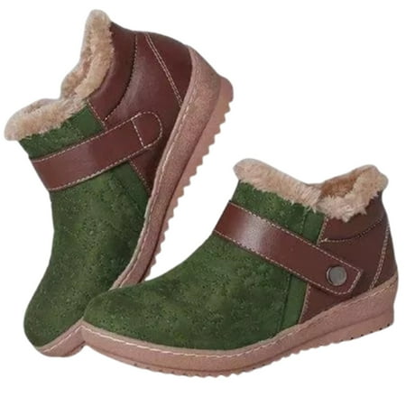 Women s Suede Boots with Plush Lining Flat Warm Ankle Boots Vintage Style Easy to Put on Winter Outdoor Supply 41 Red
Women s Suede Boots with Plush Lining Flat Warm Ankle Boots Vintage Style Easy to Put on Winter Outdoor Supply 41 Red
