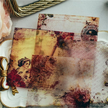 10pcs vintage vellum self-adhesive stickers for scrapbooking happy planner/card making
10pcs vintage vellum self-adhesive stickers for scrapbooking happy planner/card making