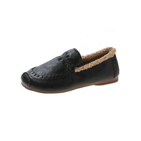 Woobling Womens Slip Resistant Casual Shoes Flat Flats Driving Comfort Pull On Walking Shoes Black 6.5
Woobling Womens Slip Resistant Casual Shoes Flat Flats Driving Comfort Pull On Walking Shoes Black 6.5