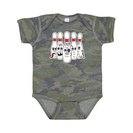Inktastic Beat Up Bowling Pins Gift Baby Boy or Baby Girl Bodysuit