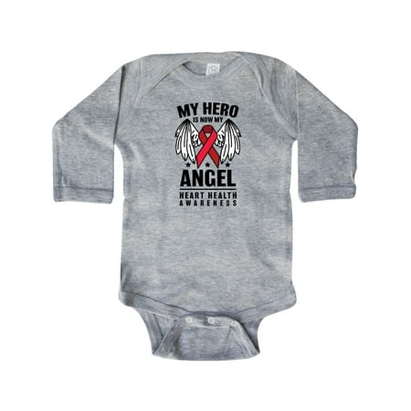 Inktastic Heart Health Awareness My Hero is Now My Angel Gift Baby Boy or Baby Girl Long Sleeve Bodysuit
Inktastic Heart Health Awareness My Hero is Now My Angel Gift Baby Boy or Baby Girl Long Sleeve Bodysuit