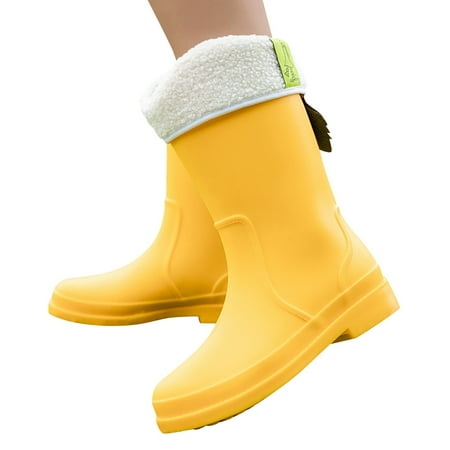 QYZEU Womens Garden Boots Rubber Butts Womens Fashion Rain Shoes Outside Waterproof Shoes Kitchen Rubber Shoes Soft Bottom Comfortable Middle Tube Winter Rain Boots
QYZEU Womens Garden Boots Rubber Butts Womens Fashion Rain Shoes Outside Waterproof Shoes Kitchen Rubber Shoes Soft Bottom Comfortable Middle Tube Winter Rain Boots