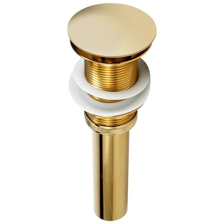 Sink Drain Without Overflow Bathroom Popup Drain Assembly Stopper Sink Brushed Brass Gold
Sink Drain Without Overflow Bathroom Popup Drain Assembly Stopper Sink Brushed Brass Gold