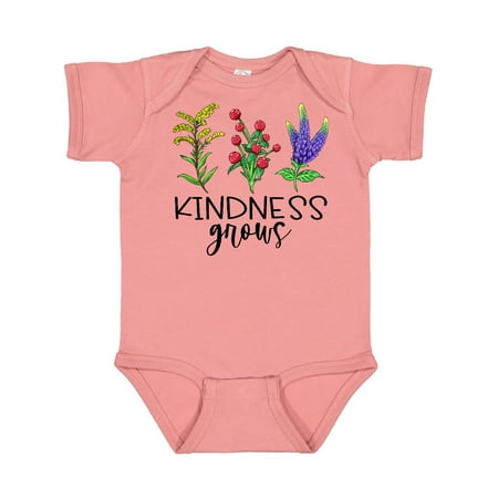 Inktastic Kindness Grows Wildflowers Gift Baby Boy or Baby Girl Bodysuit