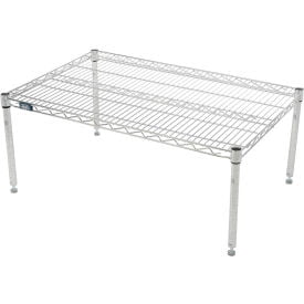 Nexel Poly-Green Wire Dunnage Rack - 30 W x 18 D x 14 H