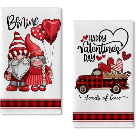 SPXUBZ Valentine s Day Kitchen Towel Sweet Gnome Couple Retro Truck Love Be Mine Happy Valentine s Day Suitable for Home Kitchen Valentine s Day Couple Love Wedding Gift Towel Set of 2
SPXUBZ Valentine s Day Kitchen Towel Sweet Gnome Couple Retro Truck Love Be Mine Happy Valentine s Day Suitable for Home Kitchen Valentine s Day Couple Love Wedding Gift Towel Set of 2