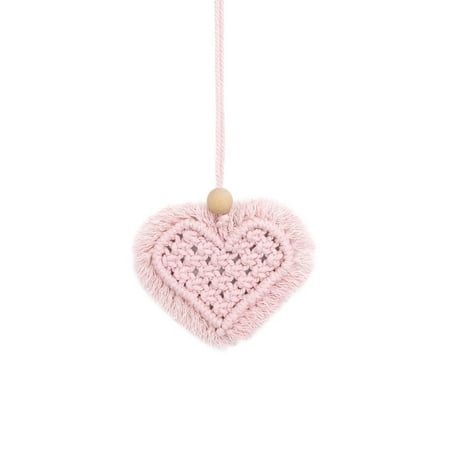 Mackneog Valentine s Day Heart Decor Tassel Woven Wall Hanging Decor Heart Pendant Car Ornaments Hangs Pink cotton
Mackneog Valentine s Day Heart Decor Tassel Woven Wall Hanging Decor Heart Pendant Car Ornaments Hangs Pink cotton
