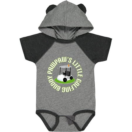 Inktastic PawPaw Little Golfing Buddy Gift Baby Boy Bodysuit