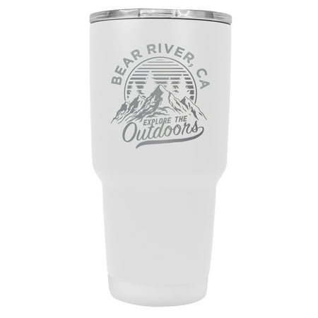 Bear River California Souvenir Laser Engraved 24 oz Insulated Stainless Steel Tumbler White White.
Bear River California Souvenir Laser Engraved 24 oz Insulated Stainless Steel Tumbler White White.