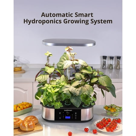 12 Pods Smart Hydroponics Growing System Indoor Herb Garden with 30W 120 LED Grow Light Silent Pump System Automatic Timer
12 Pods Smart Hydroponics Growing System Indoor Herb Garden with 30W 120 LED Grow Light Silent Pump System Automatic Timer