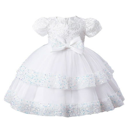 QIPOPIQ Girls Party Ball Gown Princess Flower Knee Length Dress Clearance Toddler Girls Children s Short Sleeve Lace Bow Mesh Dress Gauze Dress Princess Dress
QIPOPIQ Girls Party Ball Gown Princess Flower Knee Length Dress Clearance Toddler Girls Children s Short Sleeve Lace Bow Mesh Dress Gauze Dress Princess Dress