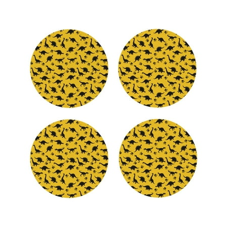 Leather Coasters of 4 Dinosaur print Drink Coasters Foe Tabletop Protection Funny Desk Coasters Good Housewarming Gifts Round Shape
Leather Coasters of 4 Dinosaur print Drink Coasters Foe Tabletop Protection Funny Desk Coasters Good Housewarming Gifts Round Shape