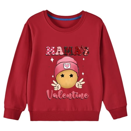 Penkiiy Toddler Kids Boys Girls Fashion Cute Solid Color Valentine s Day Heart Print Long Sleeve Top Hoodies 2-3 Years Red
Penkiiy Toddler Kids Boys Girls Fashion Cute Solid Color Valentine s Day Heart Print Long Sleeve Top Hoodies 2-3 Years Red