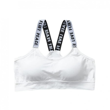 Ladies Sexy Solid Color Letter Shoulder Straps Outdoor Sports Beauty Back Wrap Chest Underwear
Ladies Sexy Solid Color Letter Shoulder Straps Outdoor Sports Beauty Back Wrap Chest Underwear