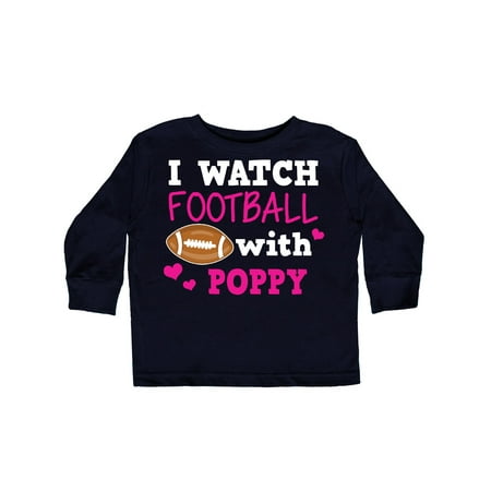 Inktastic I Watch Football with My Poppy Gift Toddler Toddler Girl Long Sleeve T-Shirt
Inktastic I Watch Football with My Poppy Gift Toddler Toddler Girl Long Sleeve T-Shirt