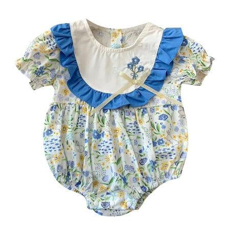 Girls Bodysuit Floral Printed Lace Casual Kids Baby Clothes Spring Summer Soft Rompers Jumpsuits
Girls Bodysuit Floral Printed Lace Casual Kids Baby Clothes Spring Summer Soft Rompers Jumpsuits