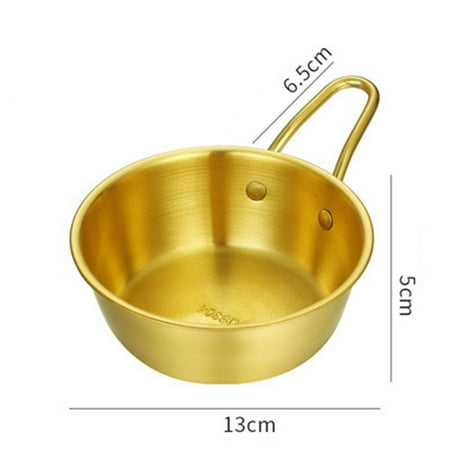 Geege 304 Stainless Steel Korean Rice Wine Bowl Rice Bowl with Handle Seasoning Bowl
Geege 304 Stainless Steel Korean Rice Wine Bowl Rice Bowl with Handle Seasoning Bowl