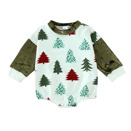 KTMKH Children Cute Bodysuits Boys Girls Christmas Cartoon Xmas Tree Prints Pullover Romper Long Sleeve Round Neck Sweatshirt Bodysuit Clothes Casual Jumpsuit size 3-6 Months
KTMKH Children Cute Bodysuits Boys Girls Christmas Cartoon Xmas Tree Prints Pullover Romper Long Sleeve Round Neck Sweatshirt Bodysuit Clothes Casual Jumpsuit size 3-6 Months