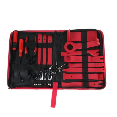 32 In 1 Audio Instrument Molding Remover Panel Trim Clip Dash Radio Removal Tools Kit Audio Disassembly Tools with Bag
32 In 1 Audio Instrument Molding Remover Panel Trim Clip Dash Radio Removal Tools Kit Audio Disassembly Tools with Bag