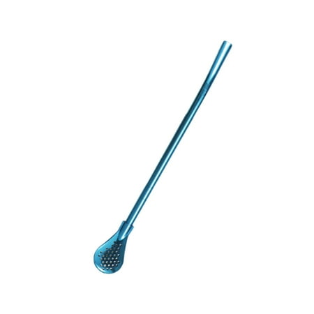 Yotyukeb Detachable Spoon Colander Juice Straw Stirring Spoon Stainless Coffee Steel Kitchen,Dining & Bar Blue
Yotyukeb Detachable Spoon Colander Juice Straw Stirring Spoon Stainless Coffee Steel Kitchen,Dining & Bar Blue