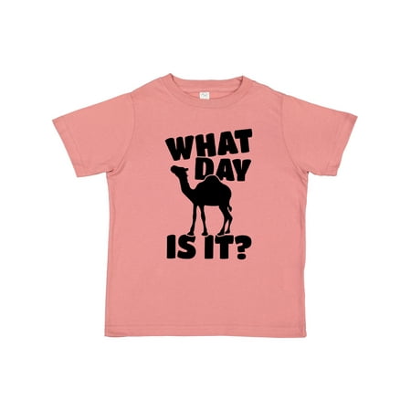 Inktastic What Day is It Camel Gift Toddler Boy or Toddler Girl T-Shirt