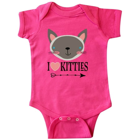 Inktastic Cat Siamese Owner I Love Kitties Gift Baby Girl Bodysuit
