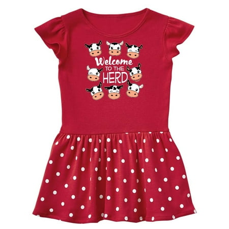 Inktastic Welcome to the Herd with Cute Black and White Holstein Cows Gift Toddler Girl Dress
Inktastic Welcome to the Herd with Cute Black and White Holstein Cows Gift Toddler Girl Dress
