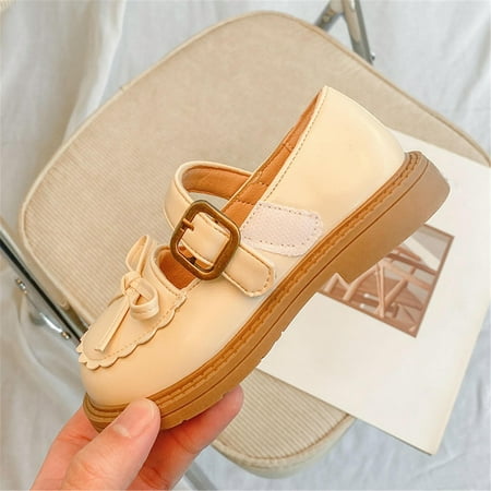 Aayomet Girls Leather Bow Design Soft Round Toe Princess Dress Flat Shoes(Toddler/Little Kid/Big Kids ) Kid Girls Sandals Beige 8
Aayomet Girls Leather Bow Design Soft Round Toe Princess Dress Flat Shoes(Toddler/Little Kid/Big Kids ) Kid Girls Sandals Beige 8