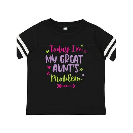 Inktastic Child Funny Today Im My Great Aunts Problem Gift Toddler Toddler Girl T-Shirt
Inktastic Child Funny Today Im My Great Aunts Problem Gift Toddler Toddler Girl T-Shirt