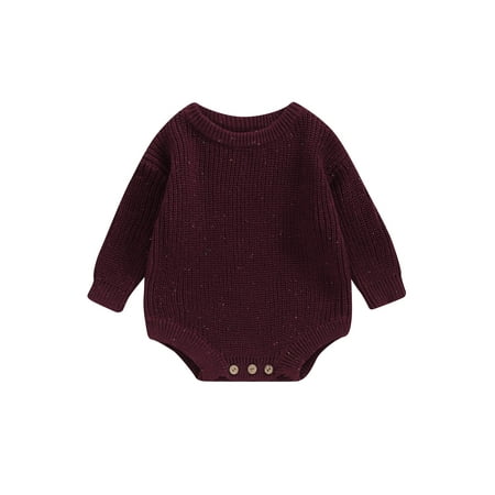Mubineo Baby Girls Knit Romper Long Sleeve Crew Neck Colorful Dots Bodysuit for Fall Winter
Mubineo Baby Girls Knit Romper Long Sleeve Crew Neck Colorful Dots Bodysuit for Fall Winter