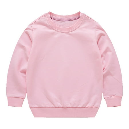 Otqutp 2024 Fashion Toddler Boys Girls Solid Color Long Sleeve Round Neck Pullover Sweatshirt Threaded Neckline Tops for Children
Otqutp 2024 Fashion Toddler Boys Girls Solid Color Long Sleeve Round Neck Pullover Sweatshirt Threaded Neckline Tops for Children