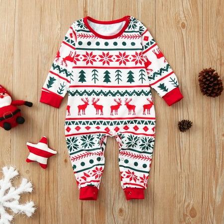 CHGBMOK Christmas Deals Newborn Baby Boys Girls Christmas Family Pajamas Sleepwear Romper Jumpsuit Clearance
CHGBMOK Christmas Deals Newborn Baby Boys Girls Christmas Family Pajamas Sleepwear Romper Jumpsuit Clearance