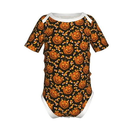 Junzan Quirky Corn Pumpkin Print Short-Sleeve Baby Climbing Clothes Bodysuits for Infant One-Piece for Baby Boys & Girls Baby Clothes Baby Romper with Snap Closure-6 Months
Junzan Quirky Corn Pumpkin Print Short-Sleeve Baby Climbing Clothes Bodysuits for Infant One-Piece for Baby Boys & Girls Baby Clothes Baby Romper with Snap Closure-6 Months