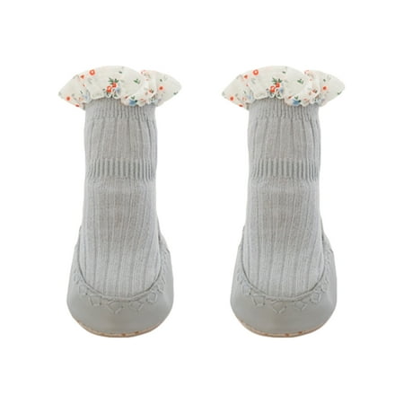 Genuiskids Baby Girls Socks Shoes 6M 12M 2T 3T Infant Cute Flower Patchwork Non-slip Slippers Newborn Soft Lightweight Floor Socks
Genuiskids Baby Girls Socks Shoes 6M 12M 2T 3T Infant Cute Flower Patchwork Non-slip Slippers Newborn Soft Lightweight Floor Socks
