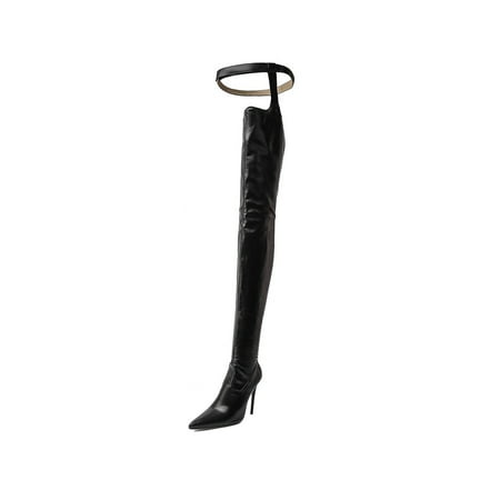 Women‘s Over The Knee Stiletto Heeled Boots Sexy Black Pointed Toe Side Zipper Thigh High Boots High Heeled Long Boots
Women‘s Over The Knee Stiletto Heeled Boots Sexy Black Pointed Toe Side Zipper Thigh High Boots High Heeled Long Boots