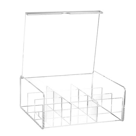 1pc 9 Grid Tea Storage Box Acrylic Storage Container Dustproof Tea Organizer
1pc 9 Grid Tea Storage Box Acrylic Storage Container Dustproof Tea Organizer