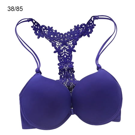 ELENXS Women Bra Lace Front Buckle Brassiere Y Type Shoulder Strap Push Up Girl Bra Underwear
ELENXS Women Bra Lace Front Buckle Brassiere Y Type Shoulder Strap Push Up Girl Bra Underwear
