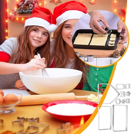 Christmas Decorations Home Decor Fjofpr Christmas Stainless Steel Mold Fruit Cutting Mold Sugar Turning Tool Combination DIY Baking Tool
Christmas Decorations Home Decor Fjofpr Christmas Stainless Steel Mold Fruit Cutting Mold Sugar Turning Tool Combination DIY Baking Tool