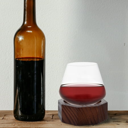 Tumbler Whiskey Cup 1 Set Whiskey Glass Tumbler Ball Rotation Wine Cup Wooden Coaster (Transparent)
Tumbler Whiskey Cup 1 Set Whiskey Glass Tumbler Ball Rotation Wine Cup Wooden Coaster (Transparent)