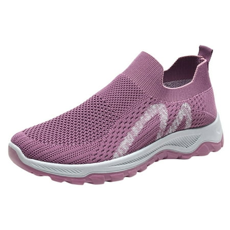 All-Match Casual Shoes Soft-Soled Breathable Flying Woven Sports Shoes