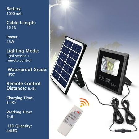 Venoro 1-3Pcs 44LED Wall Spotlight Outdoor Garden Patio Security Floodlight