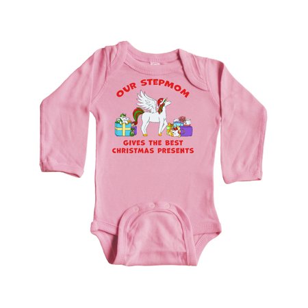 Inktastic Our Stepmom Gives the Best Christmas Presents in Red Gift Baby Boy or Baby Girl Long Sleeve Bodysuit
Inktastic Our Stepmom Gives the Best Christmas Presents in Red Gift Baby Boy or Baby Girl Long Sleeve Bodysuit