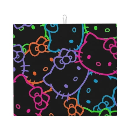 Hello Kitty Dish Drying Mat Xl Highly Absorbent Microfiber Kitchen Counter Mat Dish Drying Pad For Dishes Utensils Pots And Pans Extra Large 16 X 18
Hello Kitty Dish Drying Mat Xl Highly Absorbent Microfiber Kitchen Counter Mat Dish Drying Pad For Dishes Utensils Pots And Pans Extra Large 16 X 18