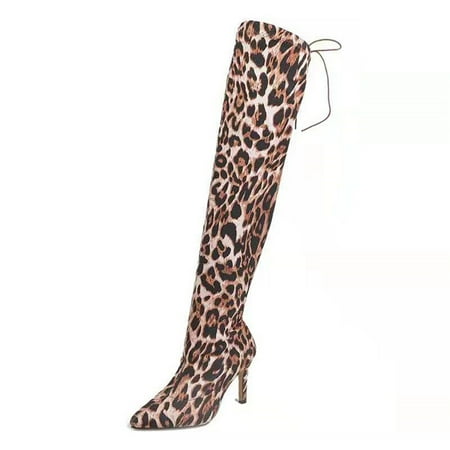 Bnwani Shoes for Women 2022 Women s Shoes Laceing Pointed High Heels Leopard Fashion Resilience High Boots White 6.5
Bnwani Shoes for Women 2022 Women s Shoes Laceing Pointed High Heels Leopard Fashion Resilience High Boots White 6.5