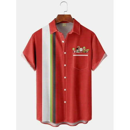 MLFU Men s Women s Short Sleeve Button Down Aloha Beach Shirt Classic Printed T-Shirts with Pocket Blouses for Teen and Adult
MLFU Men s Women s Short Sleeve Button Down Aloha Beach Shirt Classic Printed T-Shirts with Pocket Blouses for Teen and Adult