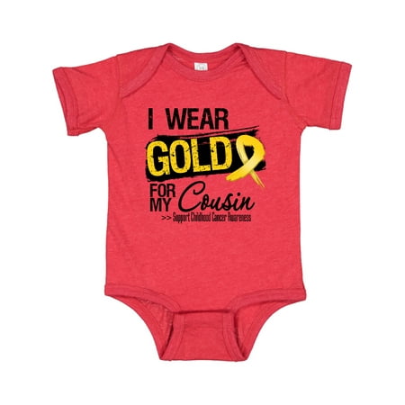 Inktastic Childhood Cancer Ribbon For My Cousin Gift Baby Boy or Baby Girl Bodysuit
Inktastic Childhood Cancer Ribbon For My Cousin Gift Baby Boy or Baby Girl Bodysuit