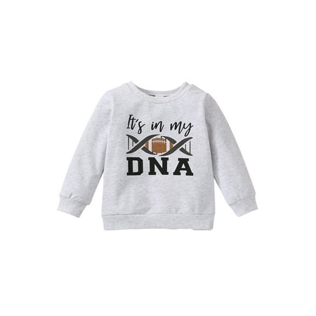 Sunisery Kids Toddler Girls Boys Sweatshirt Casual Letter Football Print Long Sleeve Pullover Tops Streetwear Grey 3-4 Years
Sunisery Kids Toddler Girls Boys Sweatshirt Casual Letter Football Print Long Sleeve Pullover Tops Streetwear Grey 3-4 Years