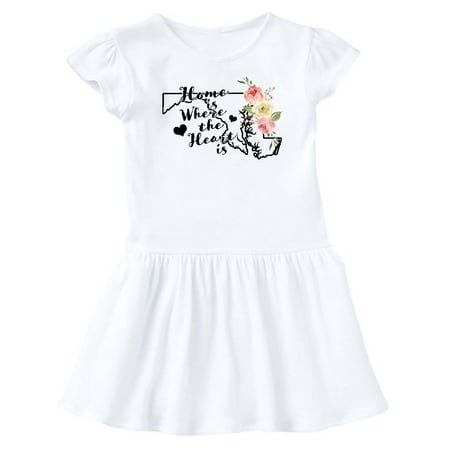 Inktastic Maryland Home is Where the Heart is with Watercolor Floral Gift Baby Girl Dress
Inktastic Maryland Home is Where the Heart is with Watercolor Floral Gift Baby Girl Dress