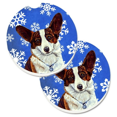 Carolines Treasures LH9288CARC Corgi Winter Snowflakes Holiday Set of 2 Cup Holder Car Coasters Large multicolor
Carolines Treasures LH9288CARC Corgi Winter Snowflakes Holiday Set of 2 Cup Holder Car Coasters Large multicolor